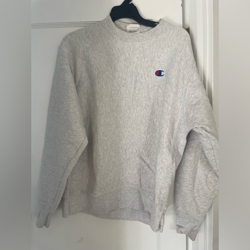 Champion Light Gray Crewneck